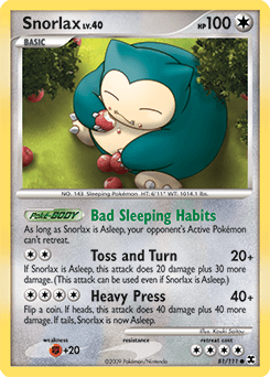 Snorlax Rising Rivals #81