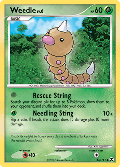 Weedle Rising Rivals #86