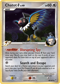 Chatot G Supreme Victors #54