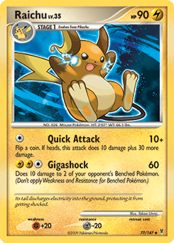 Raichu Supreme Victors #77