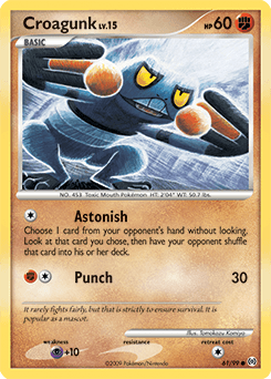 Croagunk Arceus #61