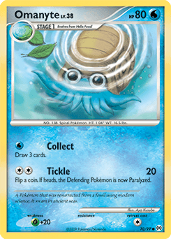 Omanyte Arceus #70