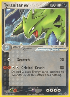 Tyranitar ex POP Series 1 #17
