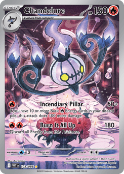 Chandelure White Flare #103