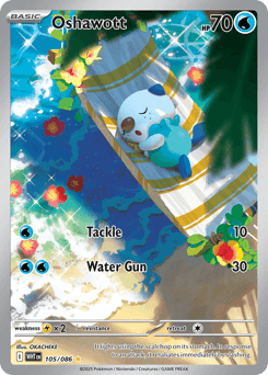 Oshawott White Flare #105