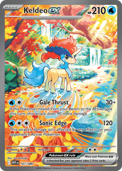 Keldeo ex White Flare #167