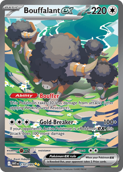 Bouffalant ex White Flare #170