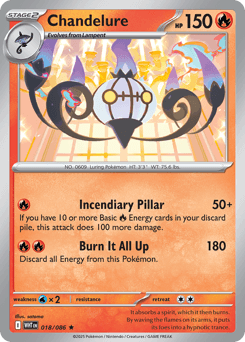 Chandelure White Flare #18