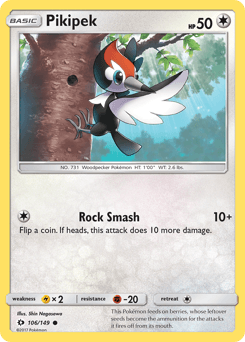 Pikipek Sun & Moon #106