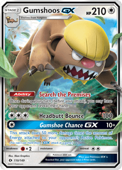 Gumshoos-GX Sun & Moon #110