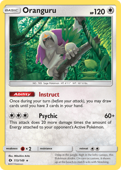 Oranguru Sun & Moon #113
