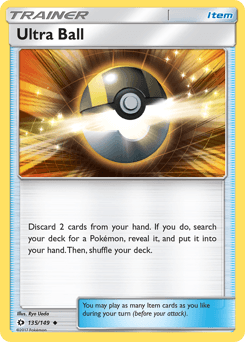 Ultra Ball Sun & Moon #135