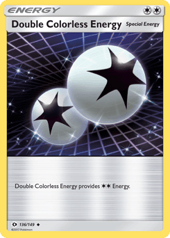 Double Colorless Energy Sun & Moon #136