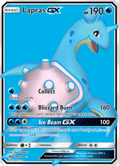 Lapras-GX Sun & Moon #139