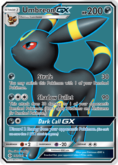 Umbreon-GX Sun & Moon #142