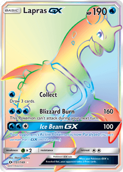 Lapras-GX Sun & Moon #151