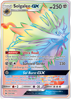 Solgaleo-GX Sun & Moon #155