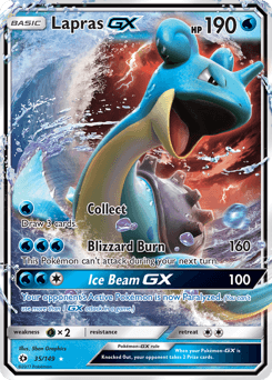 Lapras-GX Sun & Moon #35