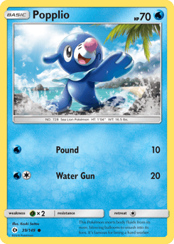 Popplio Sun & Moon #39