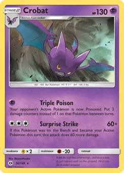 Crobat Sun & Moon #56
