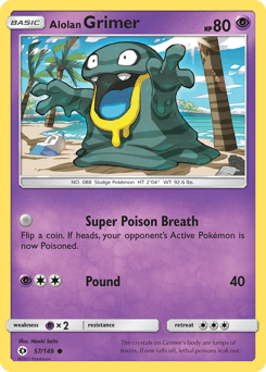 Alolan Grimer Sun & Moon #57