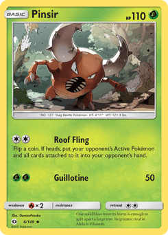 Pinsir Sun & Moon #6