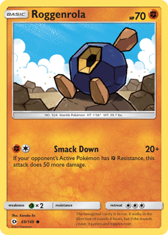 Roggenrola Sun & Moon #69