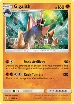 Gigalith Sun & Moon #71