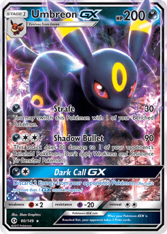 Umbreon-GX Sun & Moon #80