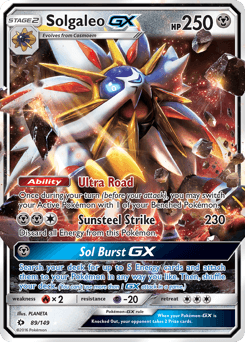 Solgaleo-GX Sun & Moon #89