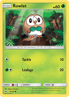Rowlet Sun & Moon #9