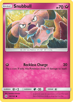 Snubbull Sun & Moon #90
