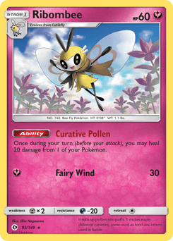 Ribombee Sun & Moon #93