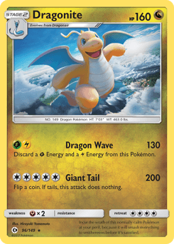 Dragonite Sun & Moon #96