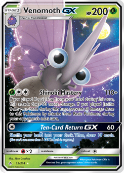 Venomoth-GX Unbroken Bonds #12