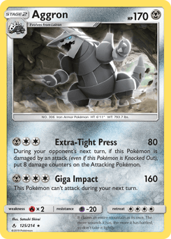 Aggron Unbroken Bonds #125