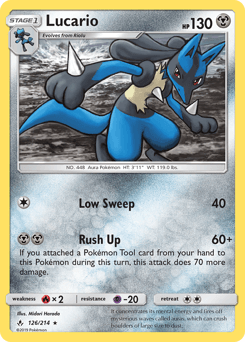 Lucario Unbroken Bonds #126