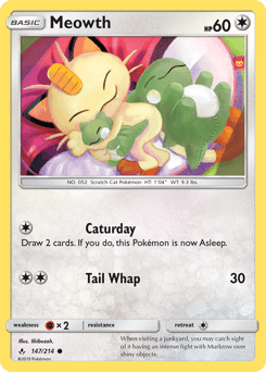Meowth Unbroken Bonds #147