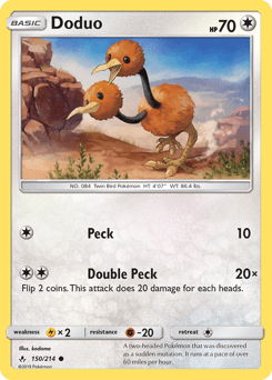 Doduo Unbroken Bonds #150