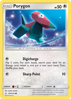 Porygon Unbroken Bonds #154