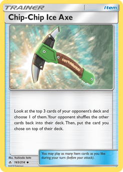 Chip-Chip Ice Axe Unbroken Bonds #165