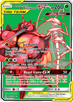 Pheromosa & Buzzwole-GX Unbroken Bonds #191