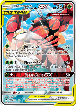Pheromosa & Buzzwole-GX Unbroken Bonds #192