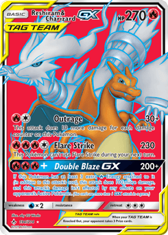 Reshiram & Charizard-GX Unbroken Bonds #194
