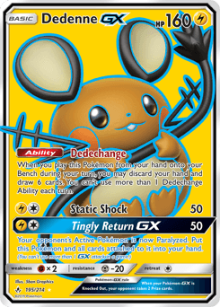 Dedenne-GX Unbroken Bonds #195