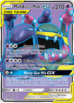 Muk & Alolan Muk-GX Unbroken Bonds #196