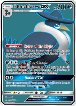 Honchkrow-GX Unbroken Bonds #202