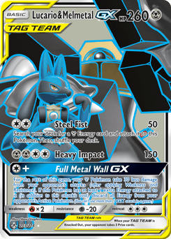 Lucario & Melmetal-GX Unbroken Bonds #203