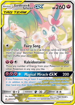 Gardevoir & Sylveon-GX Unbroken Bonds #205