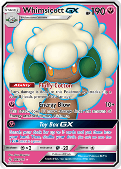 Whimsicott-GX Unbroken Bonds #206